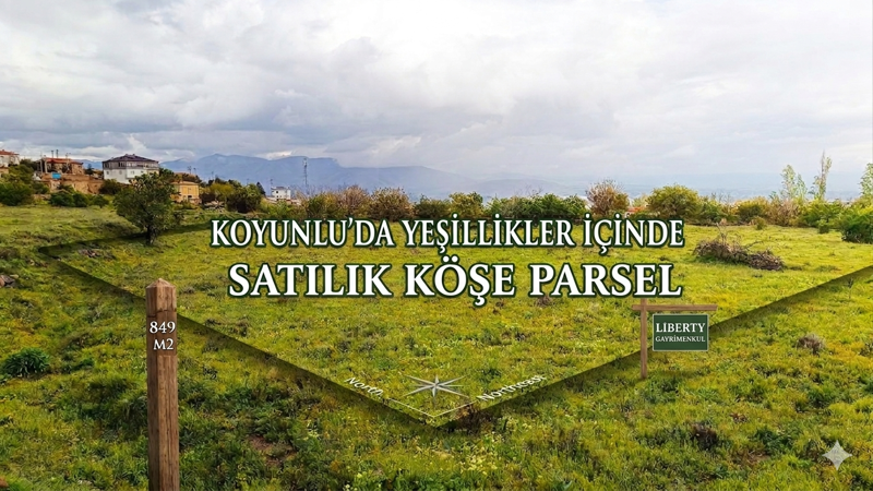 KOYUNLU'DA SATILIK KÖŞE PARSEL... Kapak Görseli